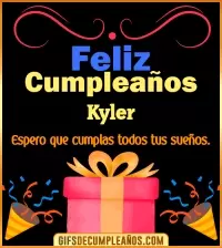 GIF Mensaje de cumpleaños Kyler